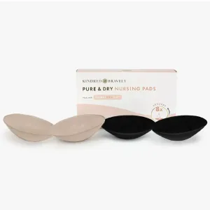 Ultra Absorbent Reusable Nursing Pads - Black/Beige by Kindred Bravely