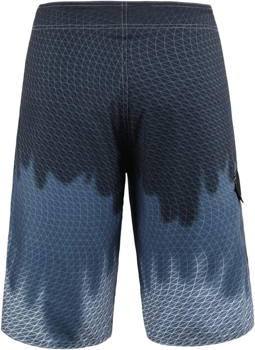 unitop Men's Swim Trunks Beachwear Quick Dry Hawaiian Printed