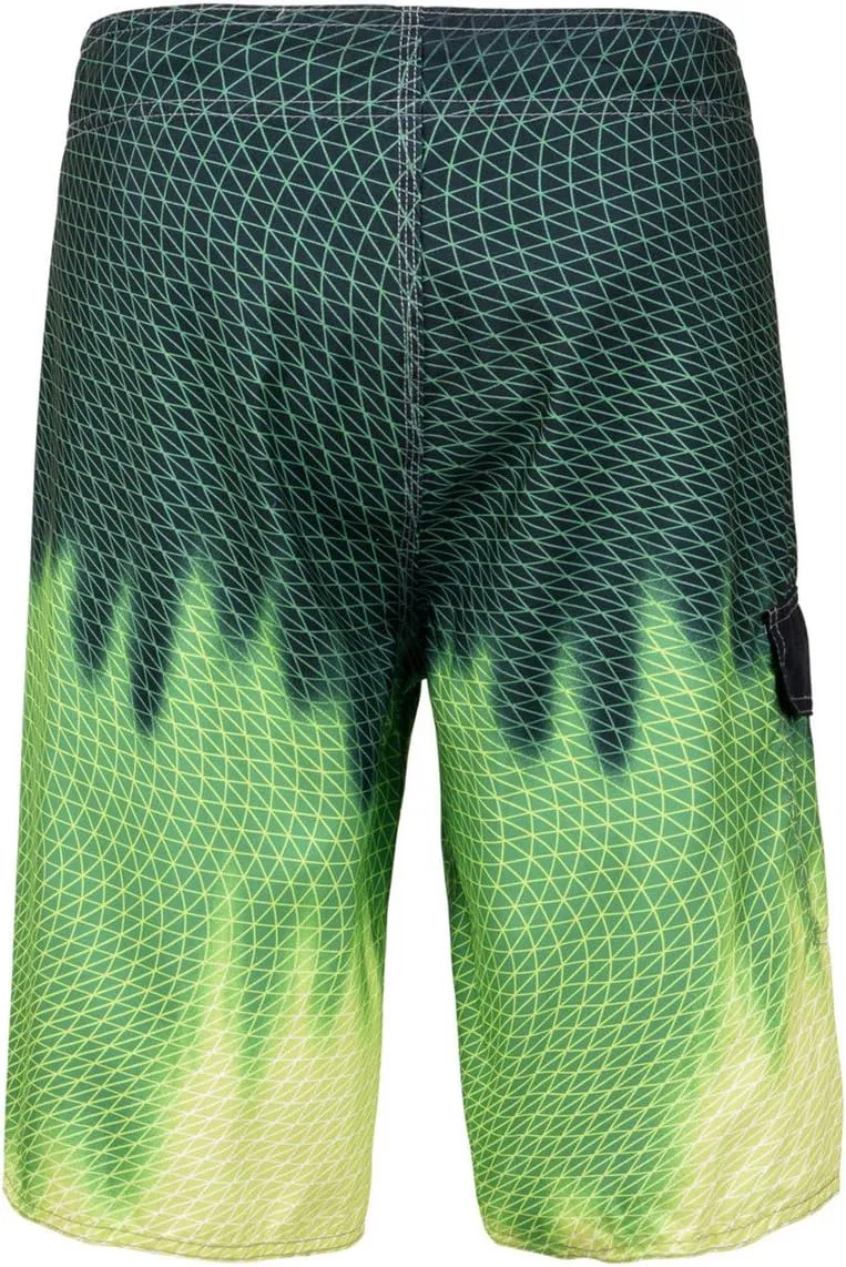 unitop Men's Swim Trunks Beachwear Quick Dry Hawaiian Printed