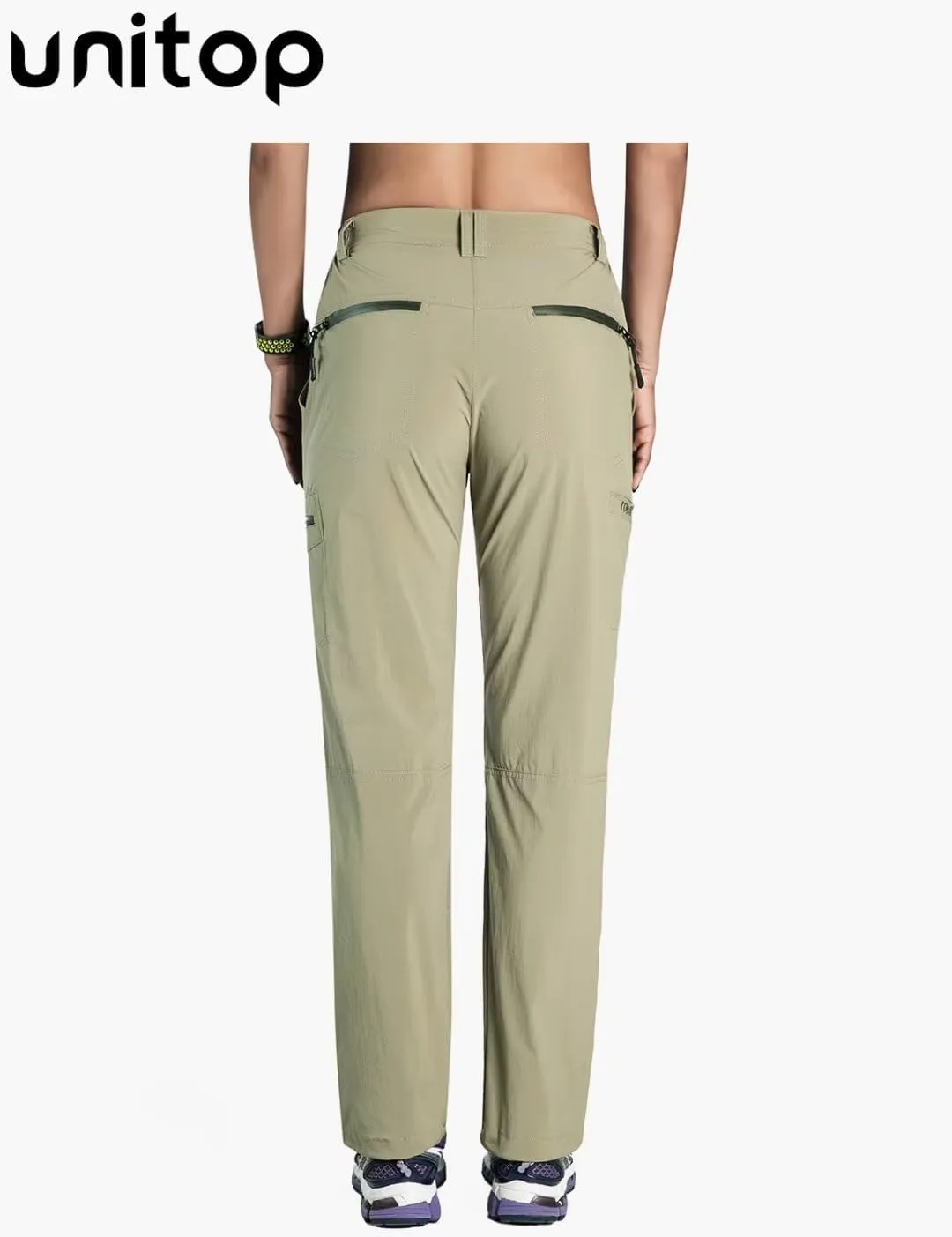 unitop Women's Quick Dry Water Resistant Hiking Cargo Pants