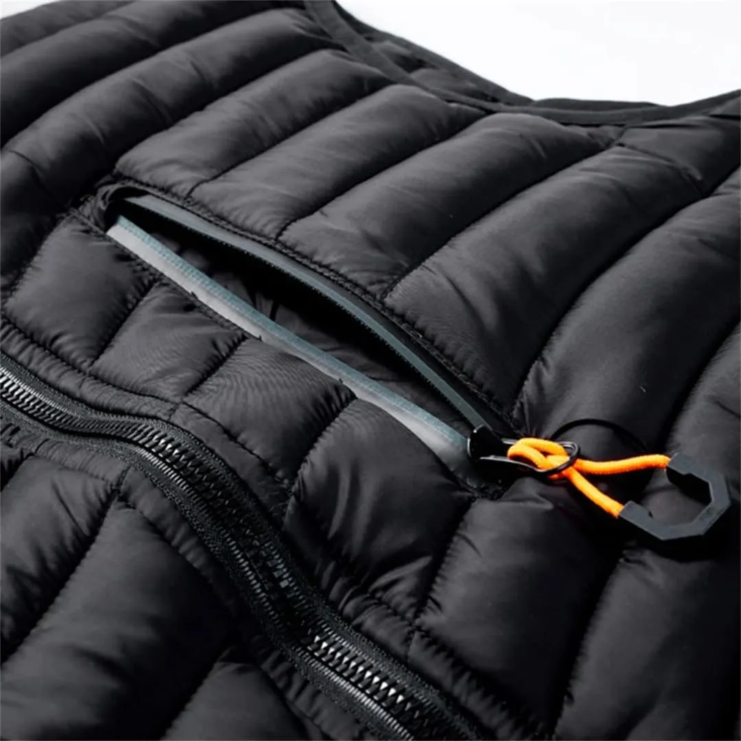Winter Mens Sleeveless Jacket Vest Autumn Warm Thick Coats Male Cotton-Padded Waterproof Waistcoat Vest