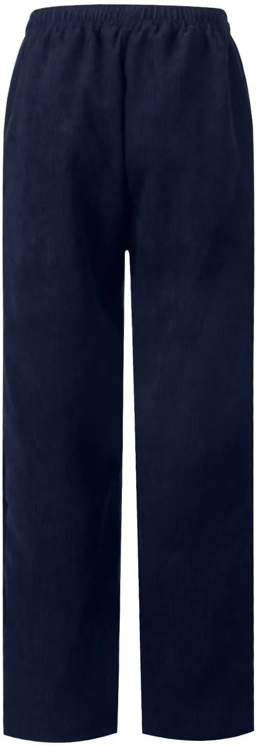 Womens Corduroy Cuffed Pants 2025 Trendy High Waisted Straight Leg Drawstring Trousers Work Office Dress Casual Pants