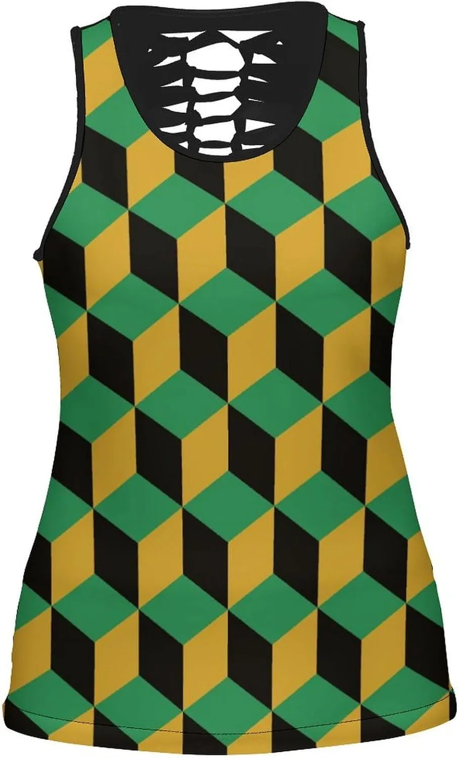 Zakqeik Jamaica Womens Basic Crop Tank Top Casual Solid Round Neck Sleeveless Camisole